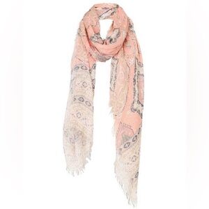 Spell Persian Scarf in Soft Pink and Gray